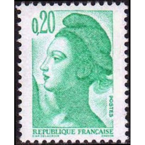 Timbre France 1982 Oblitéré - Liberté De Gandon 0,20 F - Yt2181