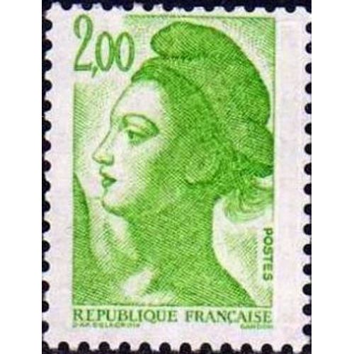 Timbre France 1982 Oblitéré - Liberté De Gandon 2,00 F - Yt2188