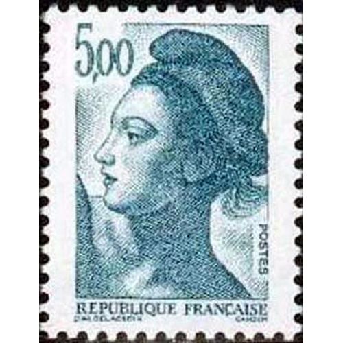 Timbre France 1982 Oblitéré - Liberté De Gandon 5,00 F - Yt2190