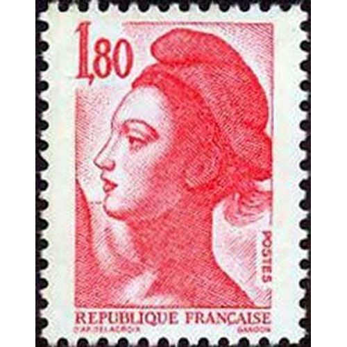 Timbre France 1982 Oblitéré - Liberté De Gandon 1,80 F - Yt2220