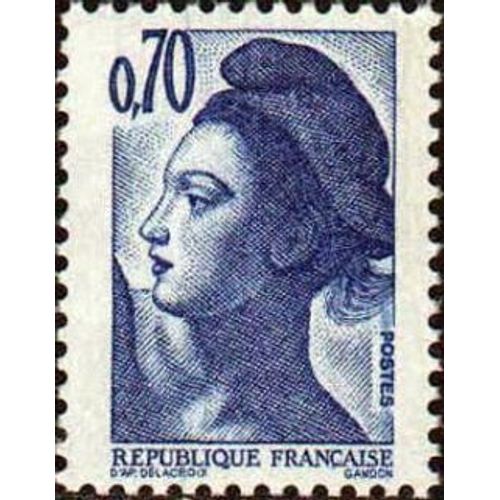 Timbre France 1982 Oblitéré - Liberté De Gandon 0,70 F - Yt2240