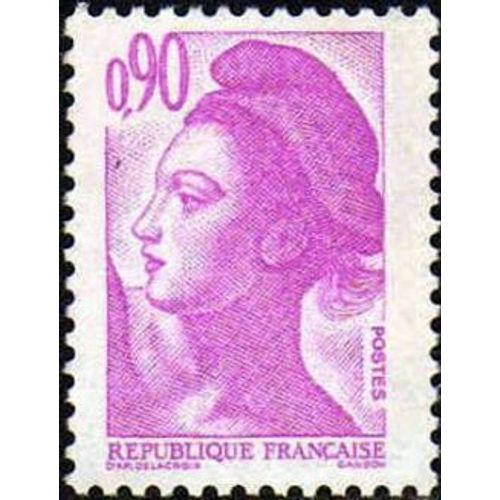 Timbre France 1982 Oblitéré - Liberté De Gandon 0,90 F - Yt2242