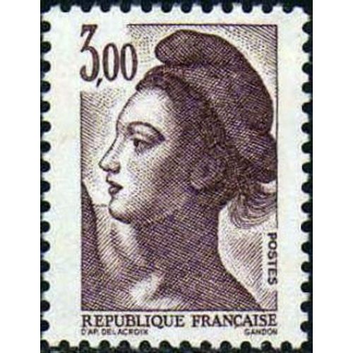 Timbre France 1982 Oblitéré - Liberté De Gandon 3,00 F - Yt2243