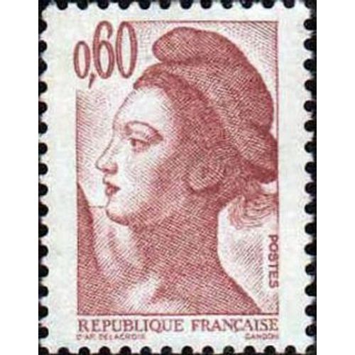 Timbre France 1982 Oblitéré - Liberté De Gandon 0,60 F - Yt2239