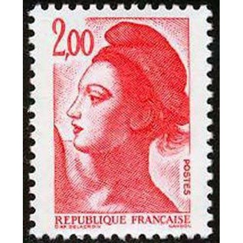 Timbre France 1983 Oblitéré - Liberté De Gandon 2,00 F - Yt2274