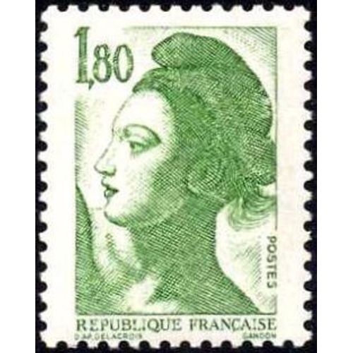 Timbre France 1985 Oblitéré - Liberté De Gandon 1,80 F - Yt2375