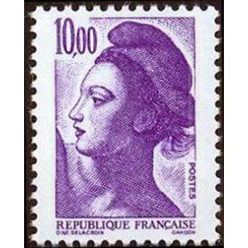 Timbre France 1983 Oblitéré - Liberté De Gandon 10,00 F - Yt2276