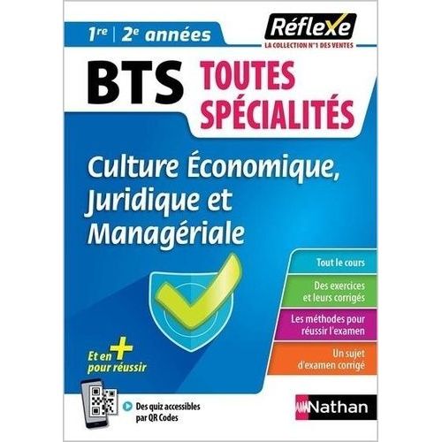Mémo Bts Toutes Spécialités 1ère Et 2ème Années - Culture Economique, Juridique Et Managériale