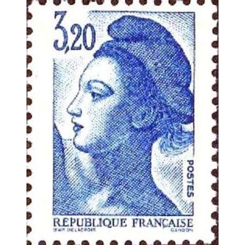 Timbre France 1985 Oblitéré - Liberté De Gandon 3,20 F - Yt2377