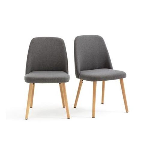 La Redoute Intérieurs - Lot De 2 Chaises Jimi - Gris