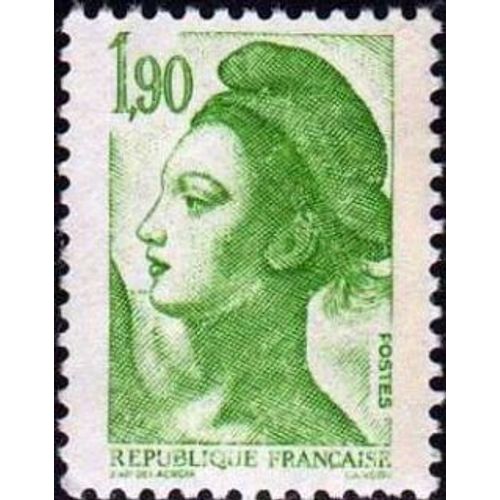 Timbre France 1986 Oblitéré - Liberté De Gandon 1.90 - Yt2424