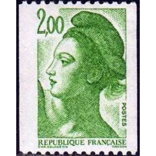 Timbre France 1987 Oblitéré - Liberté De Gandon 2.00 F - Yt2487