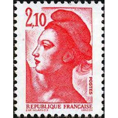 Timbre France 1984 Oblitéré - Liberté De Gandon 2.10 F - Yt2319