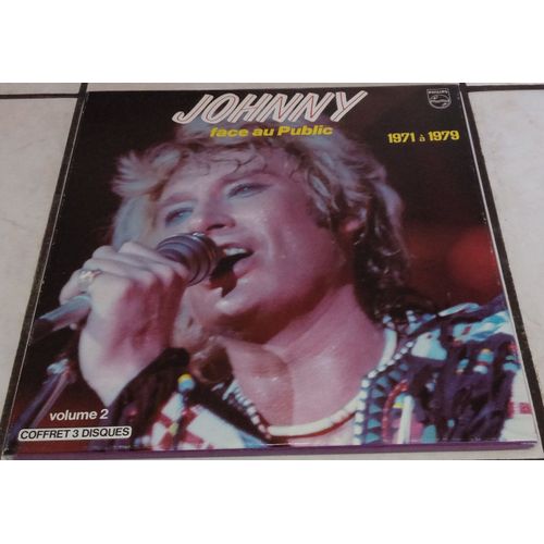 Johnny Hallyday Coffret 3 Vinyles Volume 2 Face Au Public