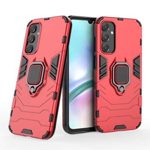 Coque Pour Samsung Galaxy A15 4g / 5g - Housse Etui Rigide Anti Choc + Verre Trempe - Rouge