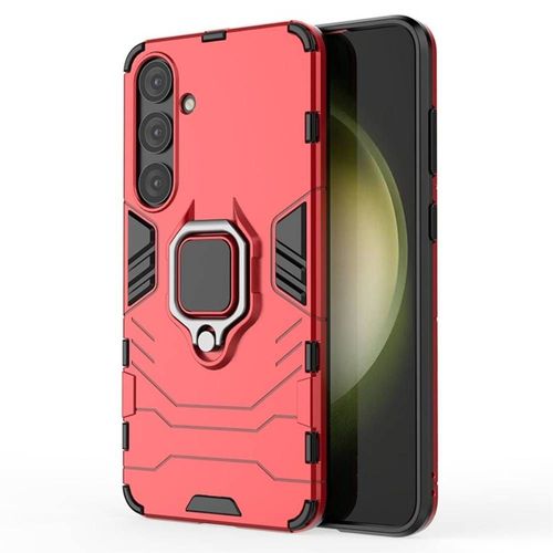Coque Pour Samsung Galaxy S24 Plus 5g - Housse Etui Rigide Anti Choc + Film Ecran - Rouge