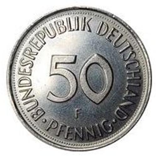 Pièce 50 Pfennig Allemagne De L'ouest - 1981 F