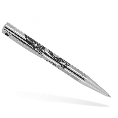 Stylo Dupont D-Initial Chrome Dragon Noir