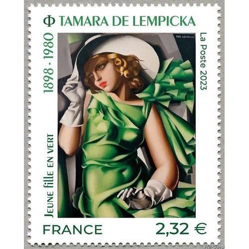 France 2023, Très Beau Timbre Neuf** Luxe Yvert 5680, Tableau De Tamara De Lempicka (1898-1980), "Jeune Fille En Vert".