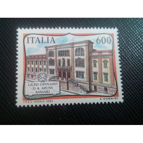 Timbre Italie Y T 1915 Écoles Et Universités- Sassari 1991 ( 190108 ) _ 1_