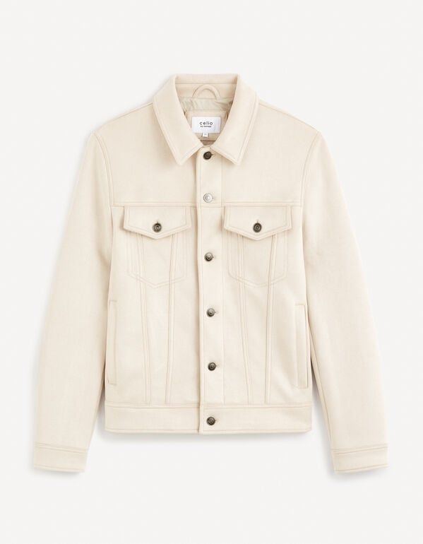 Veste Faux Daim - Beige