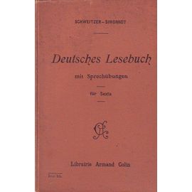 Deutsches Lesebuch Mit Sprechubungen Fur Sexta