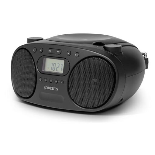 Roberts Radio Zoombox FM Lecteur CD portable Noir