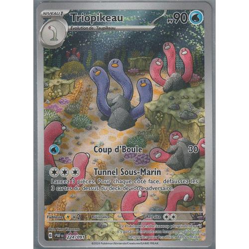 Carte Pokémon - Triopikeau - 224/091 - Secrète-Rare - Ev4,5 Destinées De Paldea -