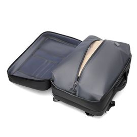 Sac à Dos De Voyage Sous Vide – Compartiment Extensible Pour Ordinateur De 60 L, Sac à Dos De Voyage Avec Compression Sous Vide | Aspirateur En Tissu Oxford, Gris