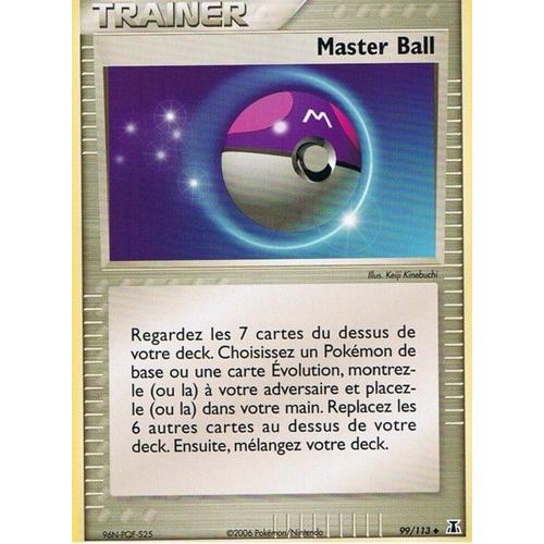 Trainer Master Ball - Especes Delta 99/113