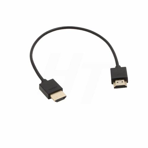 Thin Soft HDMI vers HDMI 2.0 4K Cable pour ZCAM E2 F6 Sony Canon Panasonic AU-EVA1 Blackmagic BMPCC 4K Cam¿¿ra ATOMOS Portkeys BM5 Moniteur 12 ''