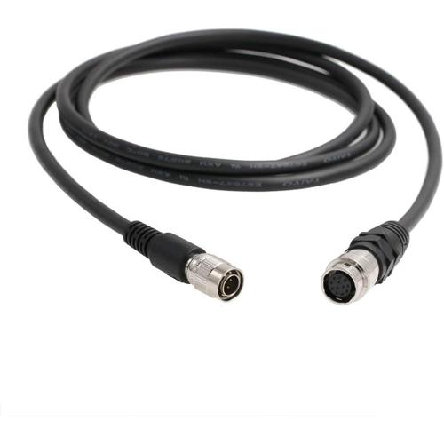 Cable d'alimentation pour Objectif B4 Hirose 12 Broches vers 4 Broches pour Appareil Photo Sony F55 F5 vers Fujinon Nikon Canon