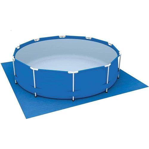 Tapis de Sol pour Piscine Ronde Carr¿¿e, Tapis de Piscine Gonflable, Protecteur de Fond de Piscine Rectangulaire, Piscines Hors Terre (335x335cm)