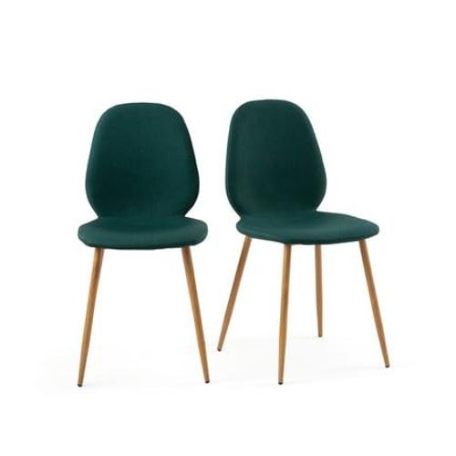 La Redoute Intérieurs - Lot De 2 Chaises Nordie - Vert