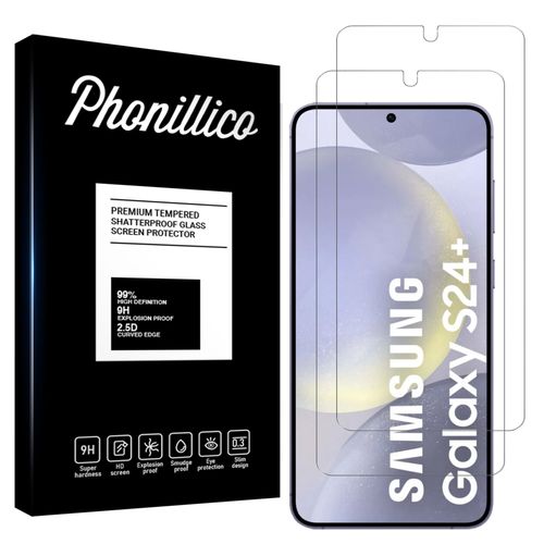 Verre Trempé Pour Samsung Galaxy S24 Plus [Pack 2] Film Vitre Protection Ecran Phonillico®