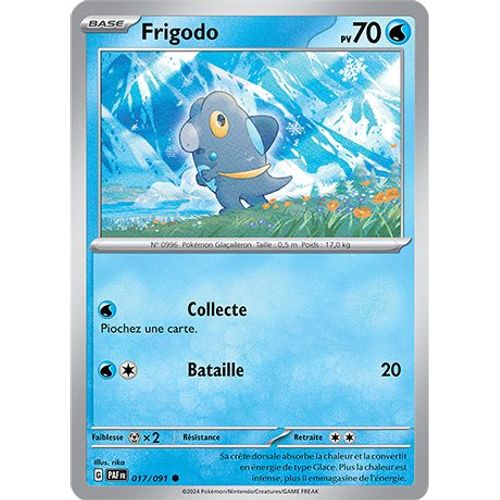 Carte Pokémon - Frigodo - 017/091 - Ev4,5 Destinées De Paldea