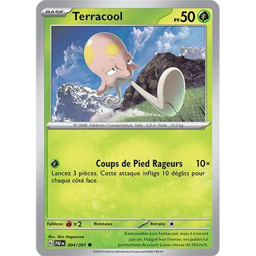 Carte Pokémon - Terracool - 004/091 - Ev4,5 Destinées De Paldea
