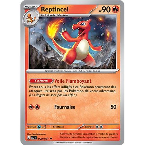 Carte Pokémon - Reptincel - 008/091 - Ev4,5 Destinées De Paldea