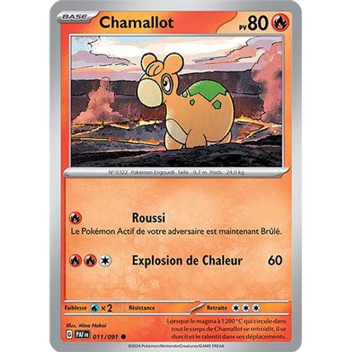 Carte Pokémon - Chamallot - 011/091 - Ev4,5 Destinées De Paldea -