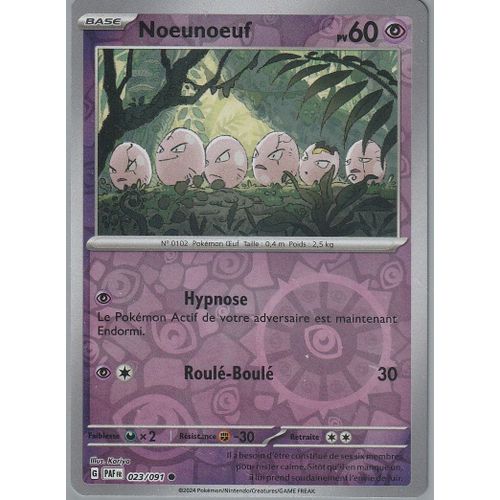 Carte Pokémon - Noeunoeuf - 023/091 - Reverse - Ev4,5 Destinées De Paldea