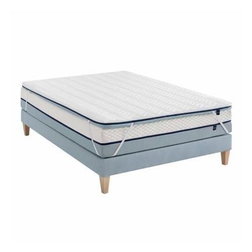 Someo - Surmatelas Mousse Mémoire 7 Cm S75 - Blanc