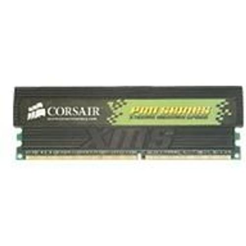 CORSAIR XMS ProSeries - DDR - 512 Mo - DIMM 184 broches - 400 MHz / PC3200 - CL2 - mémoire sans tampon - non ECC - pour DFI 865PE Infinity