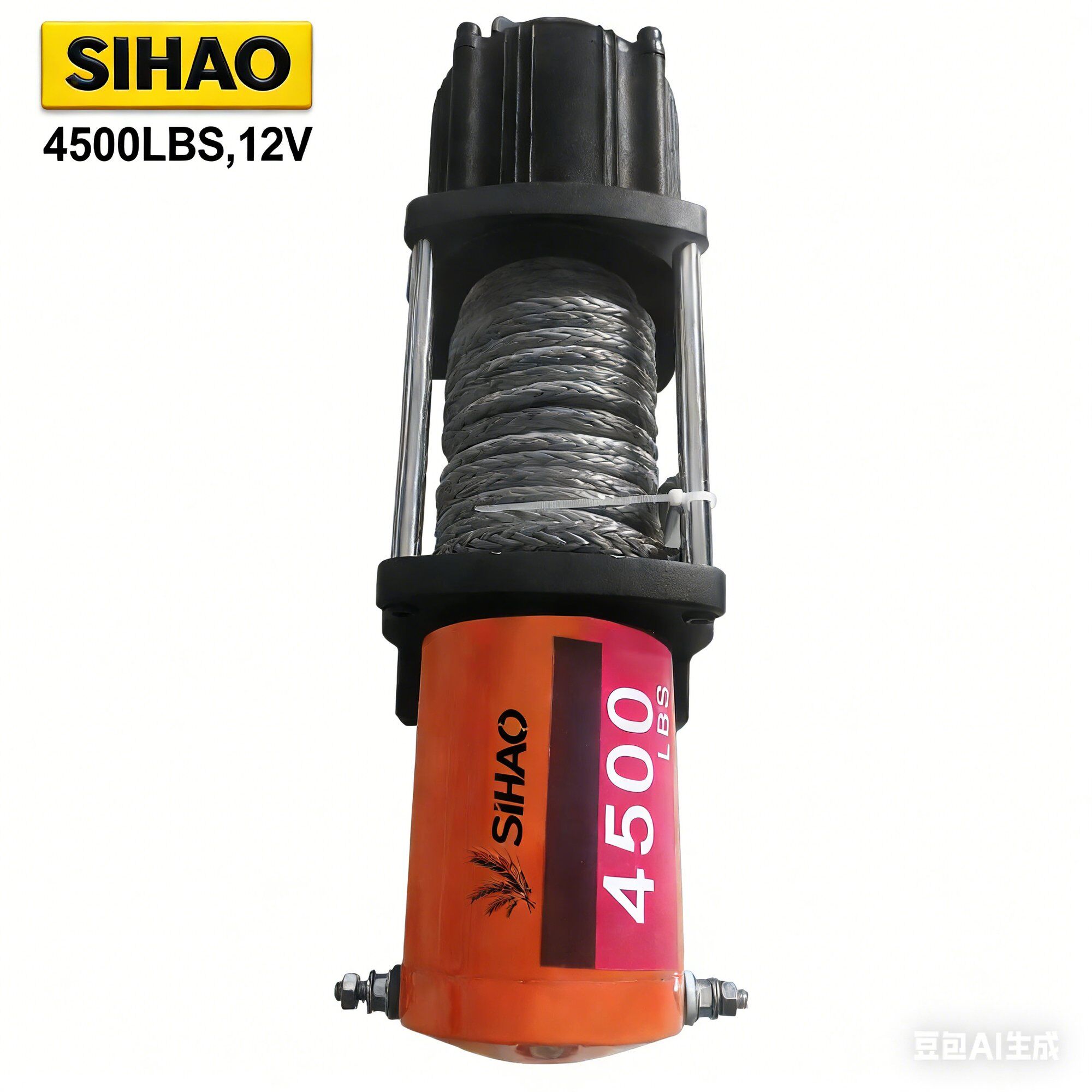 Treuil électrique - 4500 LBS, 12V-Nylon - Treuil pour voiture, cami...