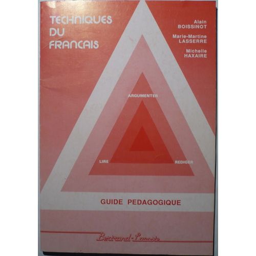 Guide Pédogogique Technique De Français