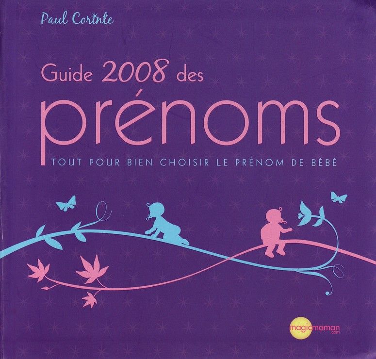 guide 2008 des prénoms
