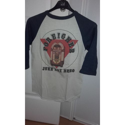 T-Shirt Jersey : Foreigner - Juke Box Hero - Foreigner Tour 1982 - Taille : M