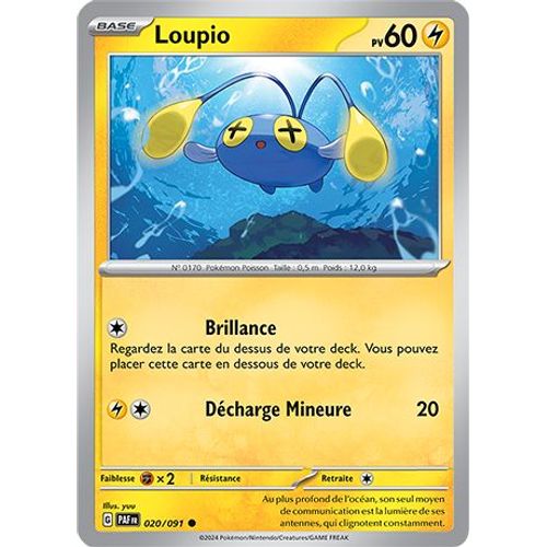 Carte Pokémon - Loupio - 020/091 - Ev4,5 Destinées De Paldea