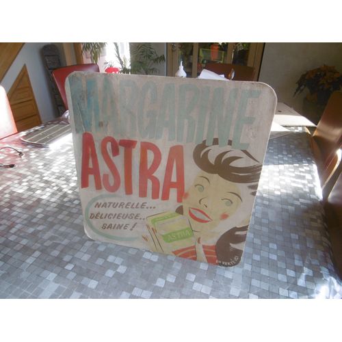 Pub Ancienne Sur Carton Publicitaire - Marguerite Astra A Voir