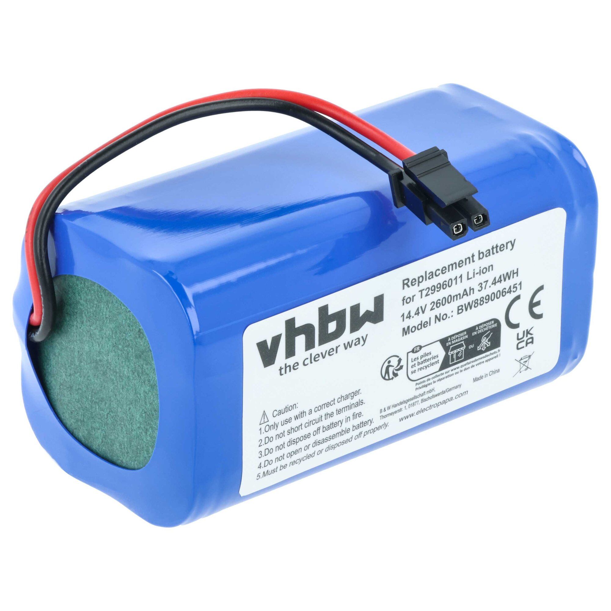 vhbw Batterie compatible avec Ultenic T10 Elite robot électroménage...