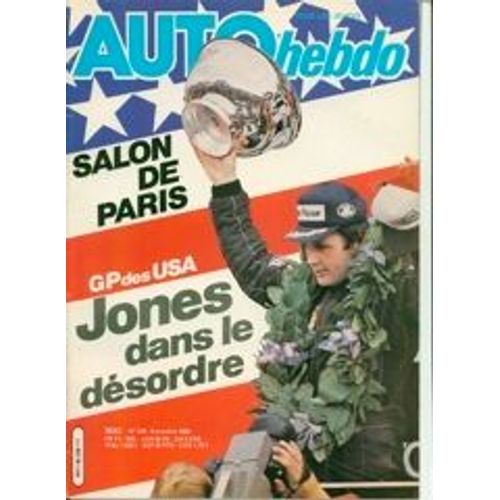 Auto Hebdo N° 236 : Slon De Paris -Gp Des Usa